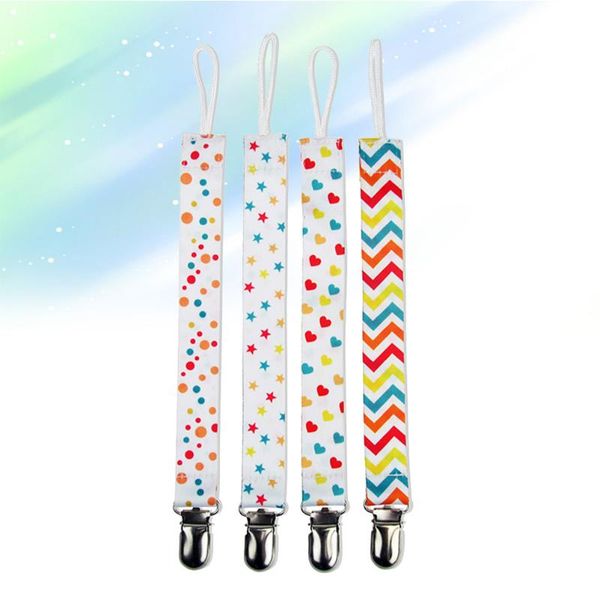 pacifiers# 4pcs infant pacifier clip soother teething strap leash holder for toddlers baby boys girls (pattern 1)
pacifiers# 4pcs infant pacifier clip soother teething strap leash holder for toddlers baby boys girls (pattern 1)