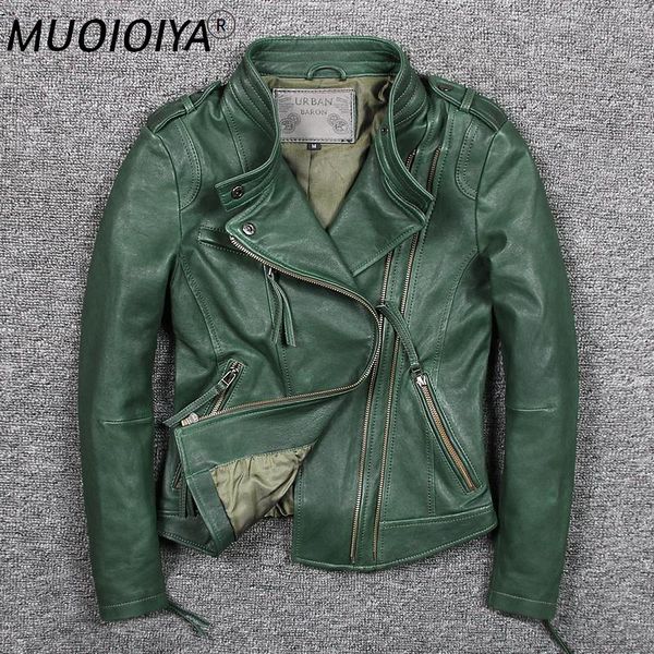 women's leather & faux womens genuine jacket real sheepskin motorcycle jackets coats casual slim green autumn winter jaqueta de couro c, Black
women's leather & faux womens genuine jacket real sheepskin motorcycle jackets coats casual slim green autumn winter jaqueta de couro c, Black