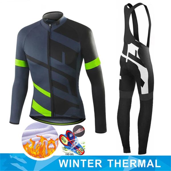 racing sets winter cycling set long sleeve jersey 2022 19d gel padded bib pants riding trousers fleece bicycle wear, Black;blue
racing sets winter cycling set long sleeve jersey 2022 19d gel padded bib pants riding trousers fleece bicycle wear, Black;blue