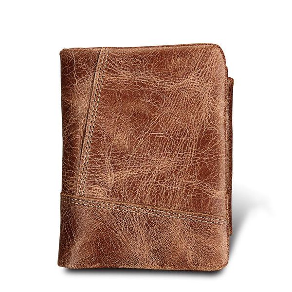 wallets trassory anti thief rfid trifold men zipper genuine leather wallet money small flip coin brown purse clutch card, Red;black
wallets trassory anti thief rfid trifold men zipper genuine leather wallet money small flip coin brown purse clutch card, Red;black