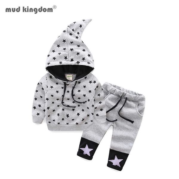 mudkindom boys girls set star hooded pullover elastic waist drawstring pants kids winter autumn 210615, White
mudkindom boys girls set star hooded pullover elastic waist drawstring pants kids winter autumn 210615, White