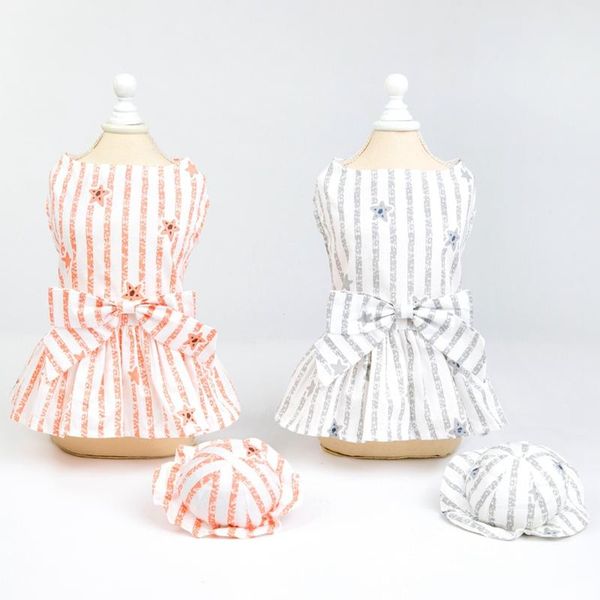 striped dog dress with cap for small dogs cat clothes wedding spring summer puppy lace princess chihuahua skirts apparel
striped dog dress with cap for small dogs cat clothes wedding spring summer puppy lace princess chihuahua skirts apparel