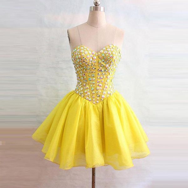 a line strapless rhinestones beaded cocktail dresses for teens organza dresses party evening wear homecoming dresses, Blue;pink
a line strapless rhinestones beaded cocktail dresses for teens organza dresses party evening wear homecoming dresses, Blue;pink