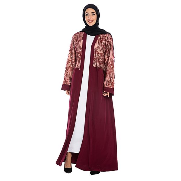winter tassel abaya turkish hijab muslim kimono maxi dress islamic clothing abayas for women caftan dubai kaftan robe musulman, Red
winter tassel abaya turkish hijab muslim kimono maxi dress islamic clothing abayas for women caftan dubai kaftan robe musulman, Red