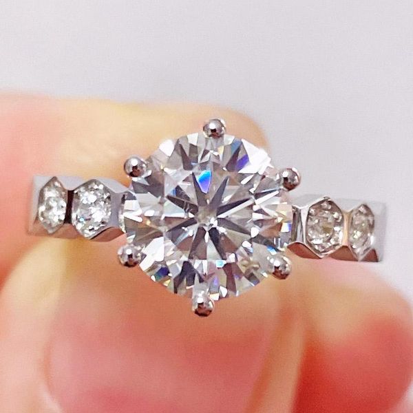 cluster rings 2ct honeycomb style 100% real moissanite ring lab diamonds 18k white gold plated 925 silver with gra, Golden;silver
cluster rings 2ct honeycomb style 100% real moissanite ring lab diamonds 18k white gold plated 925 silver with gra, Golden;silver