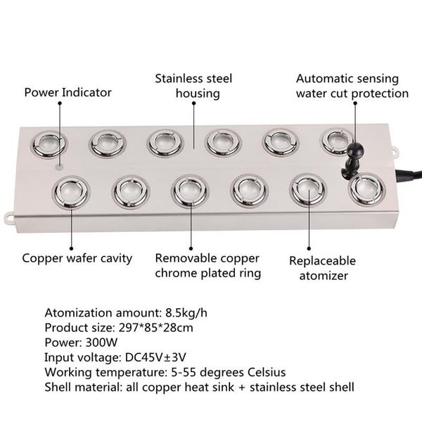 head air humidifier dc48v ultrasonic industrial mist maker fogger stainless steel without power supply humidifiers
head air humidifier dc48v ultrasonic industrial mist maker fogger stainless steel without power supply humidifiers