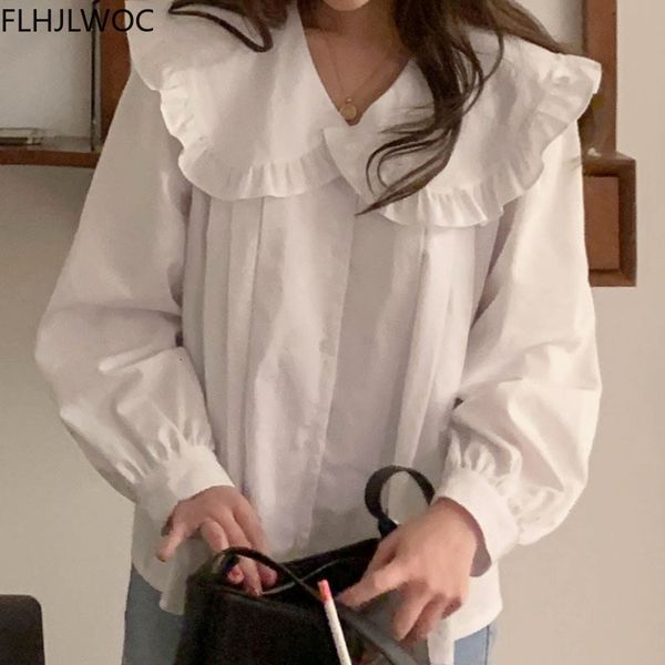 women's blouses & shirts spring autumn korea chic fashion clothes women long sleeve blusas solid white shirt single breasted butto
women's blouses & shirts spring autumn korea chic fashion clothes women long sleeve blusas solid white shirt single breasted butto