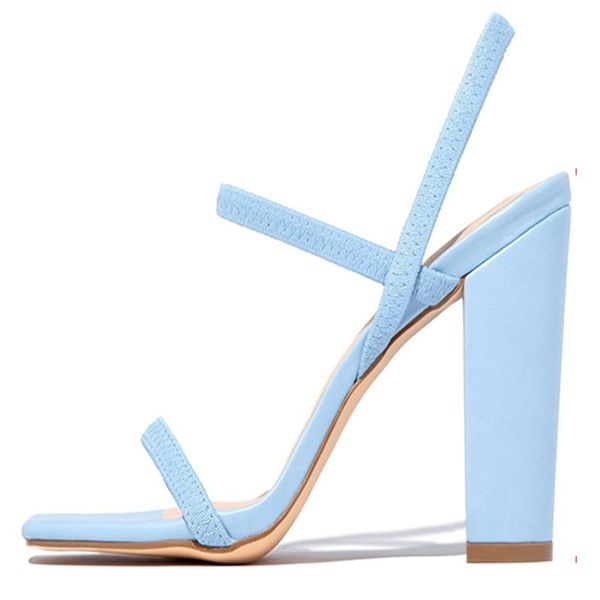 sandals summer high heels women's narrow band solid square toe female shoes fashion ladies thick, Black
sandals summer high heels women's narrow band solid square toe female shoes fashion ladies thick, Black