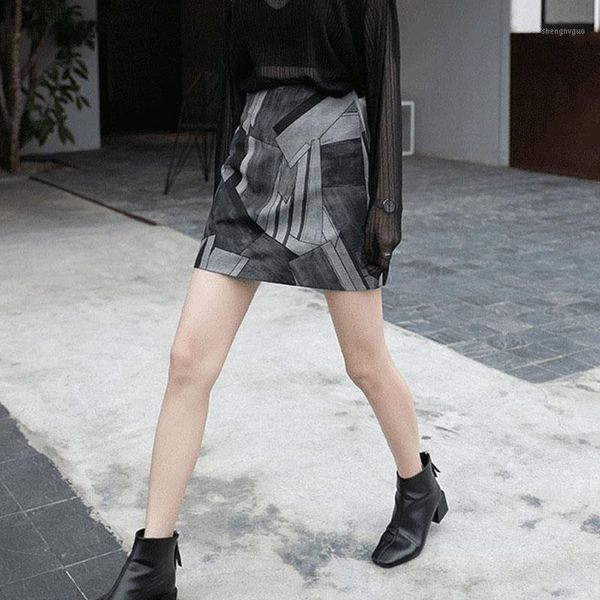 women's high waist geometric mini skirts 2021 spring autumn a line slim short skirt female plus size streetwear clothing, Black
women's high waist geometric mini skirts 2021 spring autumn a line slim short skirt female plus size streetwear clothing, Black