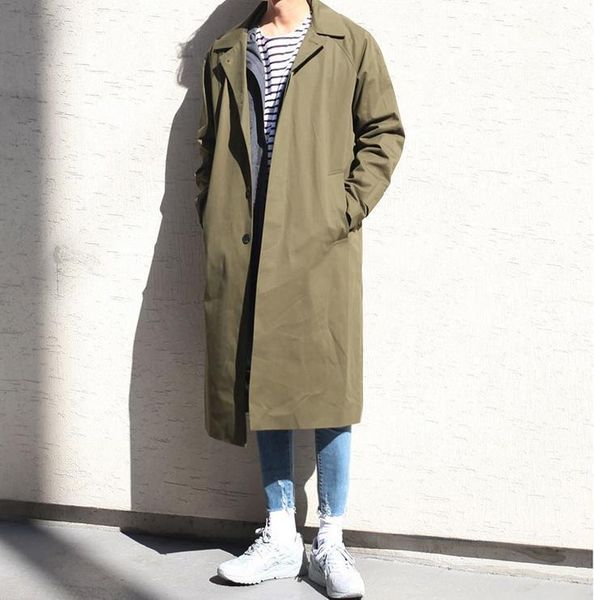 harajuku simple autumn and winter fashion designer trench single-breasted windproof coat plus size high street boy casual men's coats, Tan;black
harajuku simple autumn and winter fashion designer trench single-breasted windproof coat plus size high street boy casual men's coats, Tan;black