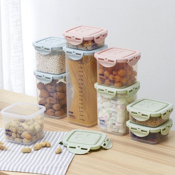healthy reusable plastic box storage container tank airtight jar sealed for coarse cereals grains lbsh bottles & jars
healthy reusable plastic box storage container tank airtight jar sealed for coarse cereals grains lbsh bottles & jars