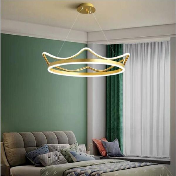 chandeliers modern nordic simple creative led light luxury net red crown ring children's bedroom household wire hanged lamps
chandeliers modern nordic simple creative led light luxury net red crown ring children's bedroom household wire hanged lamps