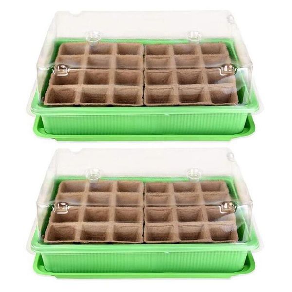 holes nursery pots starter kit plant seeds grow box seedling trays germination garden growing with dome and base#g planters &
holes nursery pots starter kit plant seeds grow box seedling trays germination garden growing with dome and base#g planters &