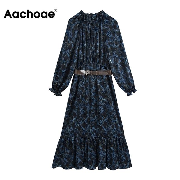 aachoae snake print midi dress with belt bow neck loose pleated dress batwing sleeve party dress autumn spring vestidos mujer 210413, Black;gray
aachoae snake print midi dress with belt bow neck loose pleated dress batwing sleeve party dress autumn spring vestidos mujer 210413, Black;gray