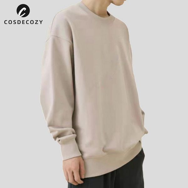 men's hoodies & sweatshirts cosdecozy autumn winter men/women casual solid cotton fleece o-neck long sleeve pullover couples basic top, Black
men's hoodies & sweatshirts cosdecozy autumn winter men/women casual solid cotton fleece o-neck long sleeve pullover couples basic top, Black