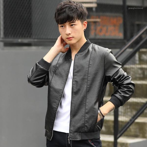 men's fur & faux kh spring and autumn jacket mens stand collar casual slim pu leather coats jaqueta de couro masculina plus size m~4xl, Black
men's fur & faux kh spring and autumn jacket mens stand collar casual slim pu leather coats jaqueta de couro masculina plus size m~4xl, Black