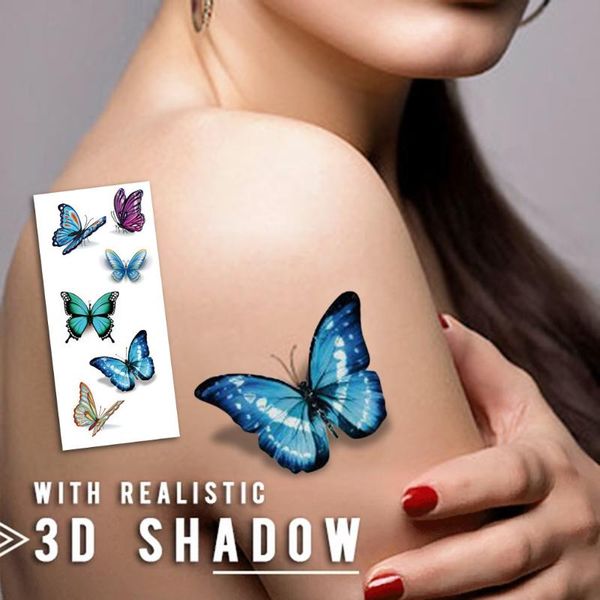 temporary tattoos 3d colorful butterfly tattoo sticker fake tatto flash body art removable waterproof for girl women men fd
temporary tattoos 3d colorful butterfly tattoo sticker fake tatto flash body art removable waterproof for girl women men fd