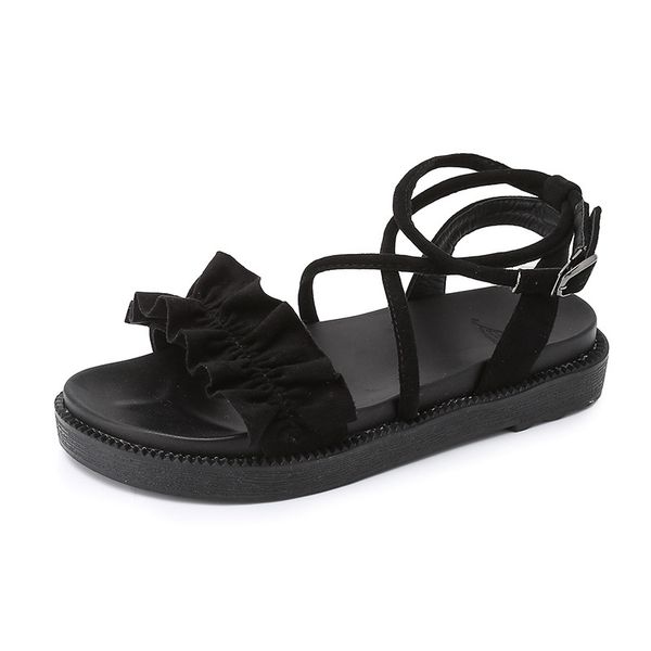 sandals woman shoes summer style wedges flat women fashion rome slippers pleated buckle strap platform plus size 34-431 7fb6, Black
sandals woman shoes summer style wedges flat women fashion rome slippers pleated buckle strap platform plus size 34-431 7fb6, Black