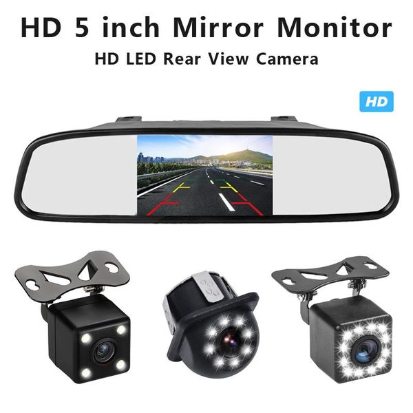 car video 800*480 resolution 5 inch hd lcd rearview mirror monitor auto parking led night vision reversing rear view camera
car video 800*480 resolution 5 inch hd lcd rearview mirror monitor auto parking led night vision reversing rear view camera