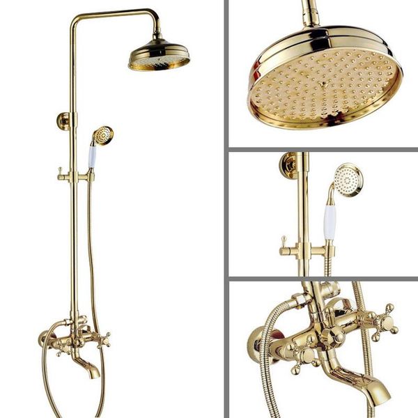 shower faucets gold brass bathroom mixer tap faucet set rain head round wall mounted bathtub agf391 sets
shower faucets gold brass bathroom mixer tap faucet set rain head round wall mounted bathtub agf391 sets