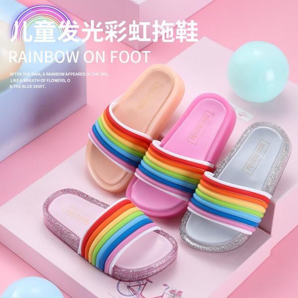 slipper 2021 children' sandals rainbow shoes baby slippers summer outdoor led flash jelly princess boys and girls, Black;grey
slipper 2021 children' sandals rainbow shoes baby slippers summer outdoor led flash jelly princess boys and girls, Black;grey