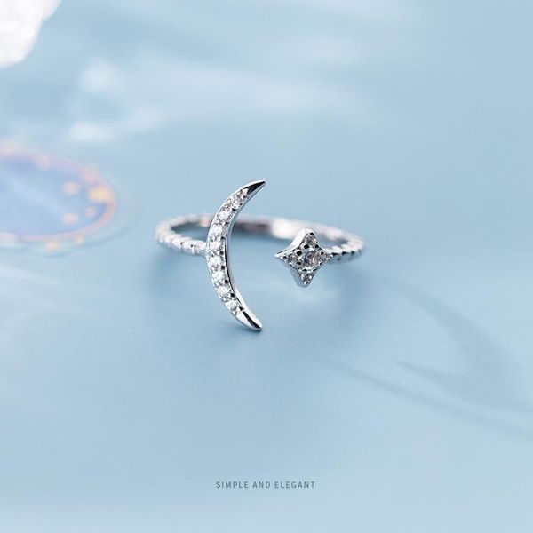 cluster rings colusiwei moon and star adjustable finger for women real 925 sterling silver female wedding engagement statement jewelry, Golden;silver
cluster rings colusiwei moon and star adjustable finger for women real 925 sterling silver female wedding engagement statement jewelry, Golden;silver