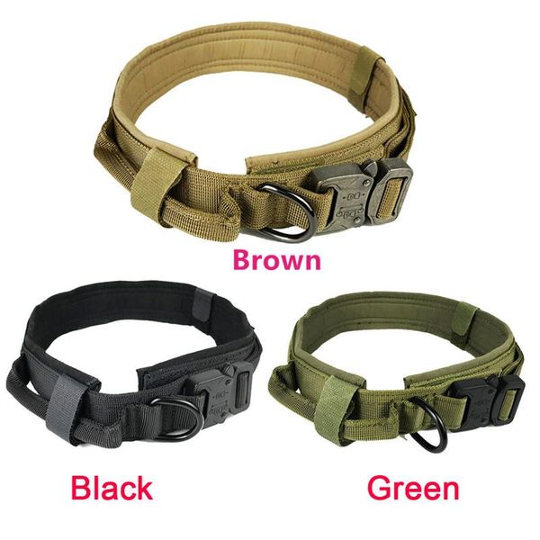 dog collars & leashes nylon collar military comfortably and durable necklace for medium big pet supplies accessories black,brown,green
dog collars & leashes nylon collar military comfortably and durable necklace for medium big pet supplies accessories black,brown,green