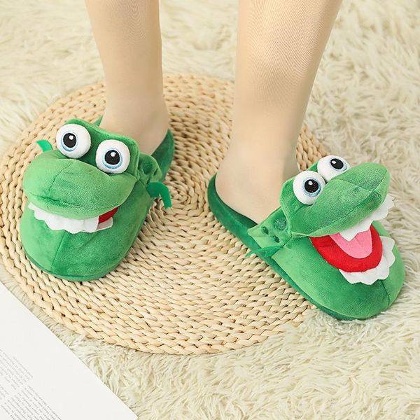 millffy cute cozy home indoor warm crocodile plush open mouth alligator slipper plus padded comfortable animal slippers, Black
millffy cute cozy home indoor warm crocodile plush open mouth alligator slipper plus padded comfortable animal slippers, Black