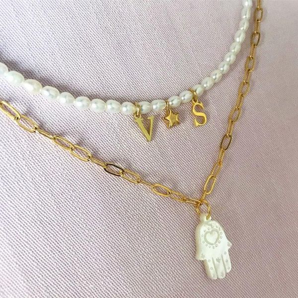 chains turkey lucky fatima mother pearl shell hamsa hand charms pendant necklace women fashion jewelry accessories handmade bijoux, Silver
chains turkey lucky fatima mother pearl shell hamsa hand charms pendant necklace women fashion jewelry accessories handmade bijoux, Silver