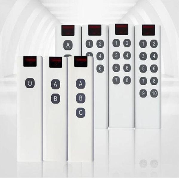 smart home control 433mhz ev1527 universal wireless remote 1/2/3/4/ 6/8/10 /button rf transmitter electronic lock diy
smart home control 433mhz ev1527 universal wireless remote 1/2/3/4/ 6/8/10 /button rf transmitter electronic lock diy