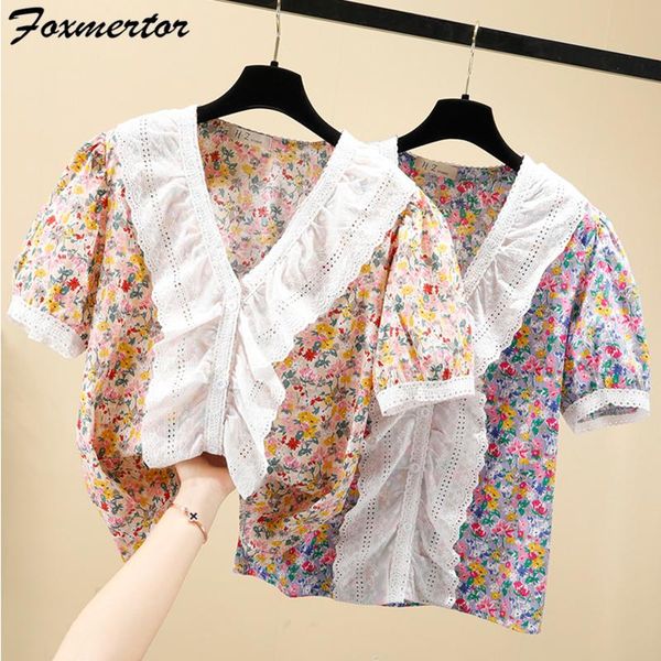 women's blouses & shirts bohemian chiffon shirt women short sleeve summer blouse v neck boho maxi beach wear 2021 #28, White
women's blouses & shirts bohemian chiffon shirt women short sleeve summer blouse v neck boho maxi beach wear 2021 #28, White