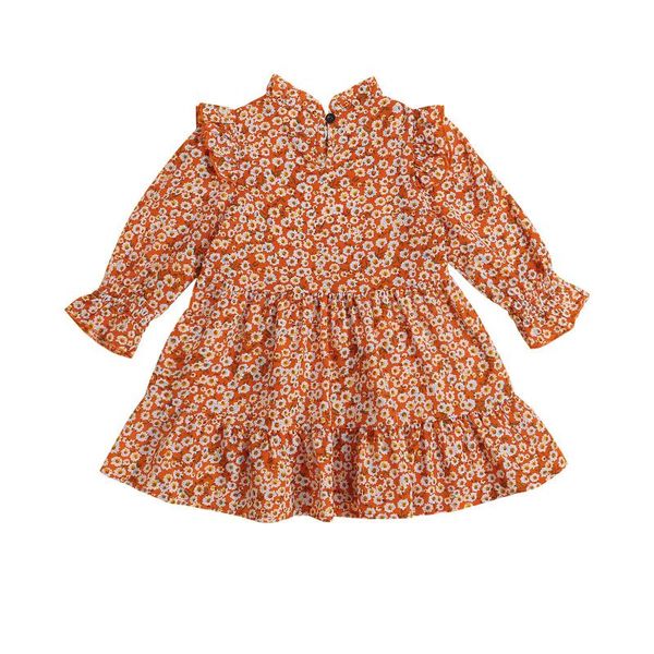 girl's dresses 2021 little kids baby girls floral print dress, cute long sleeve ruffle collar loose a-line dress 2-7y, Red;yellow
girl's dresses 2021 little kids baby girls floral print dress, cute long sleeve ruffle collar loose a-line dress 2-7y, Red;yellow
