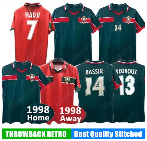 98 retro morocco soccer jersey ouakili neqrouz bassir abrami ancient maillot el hadrioui hadji football shirt classic calcio, Black;yellow
98 retro morocco soccer jersey ouakili neqrouz bassir abrami ancient maillot el hadrioui hadji football shirt classic calcio, Black;yellow