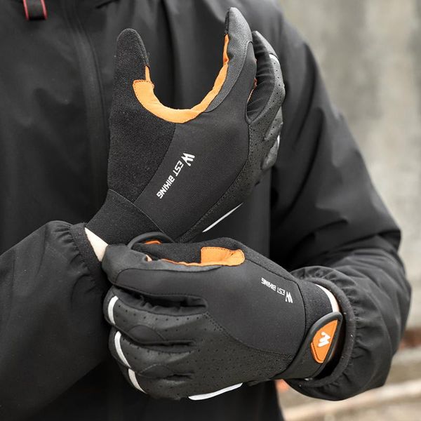 cycling gloves full finger touchscreen anti slip bike bicycle portable waterproof elements for west biking, Black
cycling gloves full finger touchscreen anti slip bike bicycle portable waterproof elements for west biking, Black