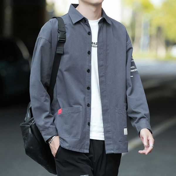 and spring autumn 100% cotton men's long sleeve shirt casual loose version non iron business coat, White;black
and spring autumn 100% cotton men's long sleeve shirt casual loose version non iron business coat, White;black