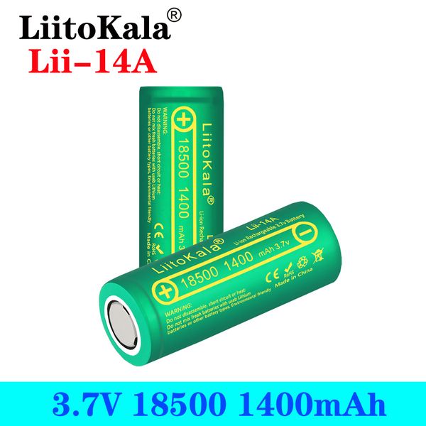 liitokala lii-14a 18500 1400mah rechargeable lithium battery 3.7v strong light flashlight anti-light special batter
liitokala lii-14a 18500 1400mah rechargeable lithium battery 3.7v strong light flashlight anti-light special batter