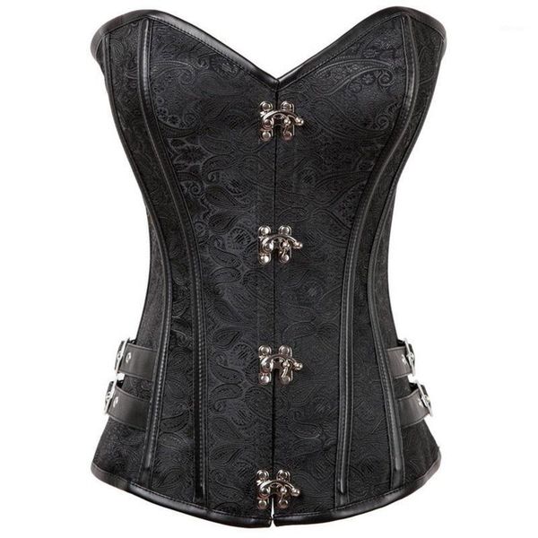 bustiers & corsets vintage zipper overbust gothic corselet punk vest corset brocade jacquard women bustier body shaping, Black;white
bustiers & corsets vintage zipper overbust gothic corselet punk vest corset brocade jacquard women bustier body shaping, Black;white
