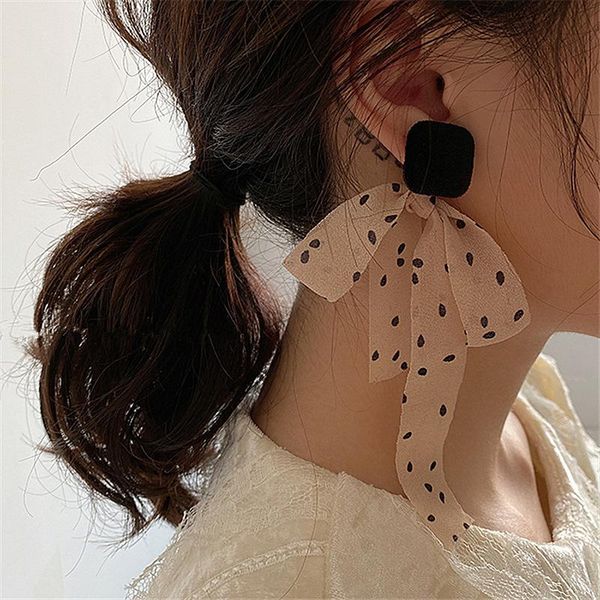 simple and versatile polka dot bow earrings for women korean fashion women's earrings, Silver
simple and versatile polka dot bow earrings for women korean fashion women's earrings, Silver