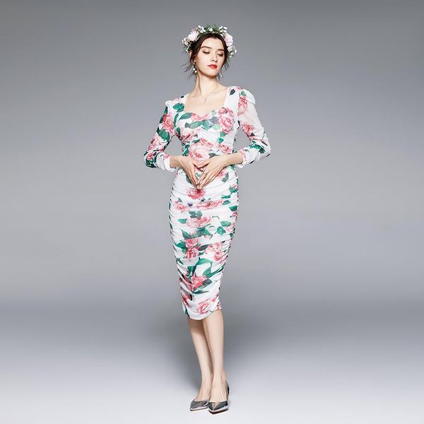 casual dresses summer woman temperament mesh dress female flower print vestidos ladies elegant pleated bodycon, Black;gray
casual dresses summer woman temperament mesh dress female flower print vestidos ladies elegant pleated bodycon, Black;gray