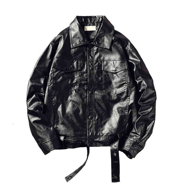 spring men's leather jackets collar outwear abz634, Black;brown
spring men's leather jackets collar outwear abz634, Black;brown