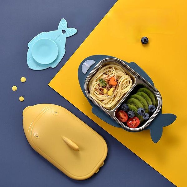 dinnerware sets cute fish lunch box for kids microwave plastic container with compartment tableware leak-proof bento
dinnerware sets cute fish lunch box for kids microwave plastic container with compartment tableware leak-proof bento