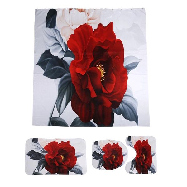 shower curtains 180 x 180cm 4pcs/set elegant flowers pattern curtain mat set non slip rugs carpet for bathroom toilet bath
shower curtains 180 x 180cm 4pcs/set elegant flowers pattern curtain mat set non slip rugs carpet for bathroom toilet bath
