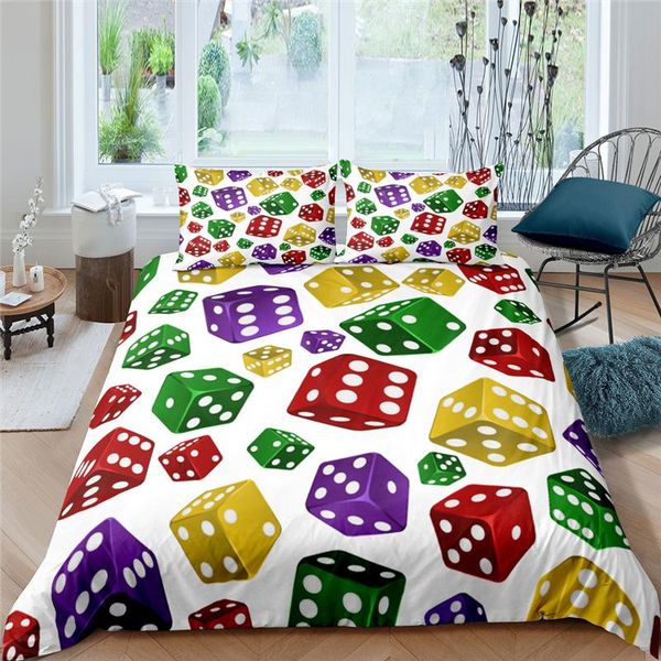 bedding sets home textile luxury 3d red black dice print 2/3pcs comfortable duvet cover pillowcase modern and king size
bedding sets home textile luxury 3d red black dice print 2/3pcs comfortable duvet cover pillowcase modern and king size