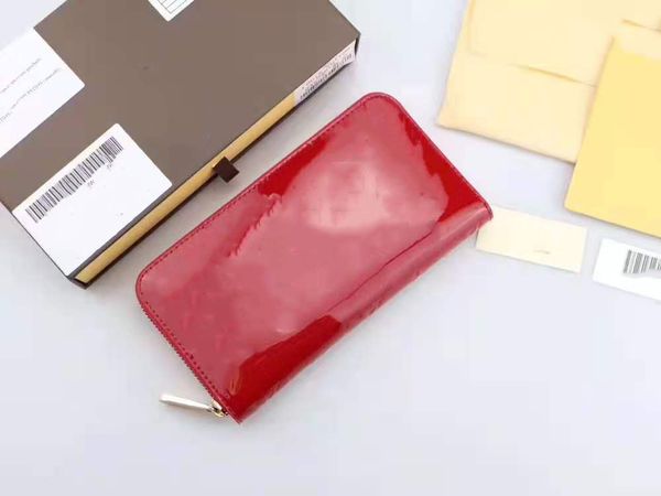 brand desinger women patent leather wallets purses pu leather multicolor short wallet card holder holders classic zipper pocket long purse 6, Brown;gray
brand desinger women patent leather wallets purses pu leather multicolor short wallet card holder holders classic zipper pocket long purse 6, Brown;gray