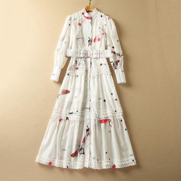 casual dresses european and american women's clothing winter 2022 printed with long sleeve collar agaric edge fashionable belted dress, Black;gray
casual dresses european and american women's clothing winter 2022 printed with long sleeve collar agaric edge fashionable belted dress, Black;gray