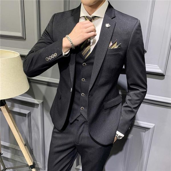 men's suits & blazers classic mens formal business slim fit blazer wedding groom banquet tuxedo 3 piece jacket vest pants sets costume, White;black
men's suits & blazers classic mens formal business slim fit blazer wedding groom banquet tuxedo 3 piece jacket vest pants sets costume, White;black