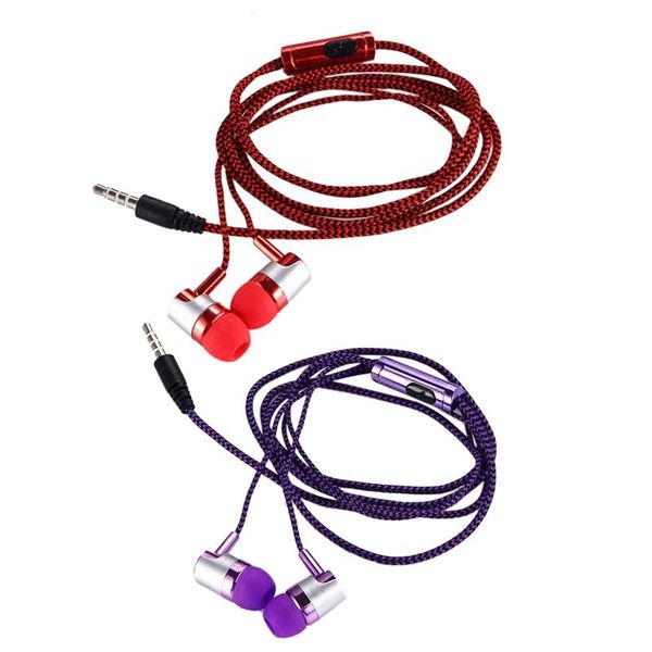 headphones & earphones -2x h-169 3.5mm mp3 mp4 wiring subwoofer braided cord, universal music with wheat wire control(red&purple)
headphones & earphones -2x h-169 3.5mm mp3 mp4 wiring subwoofer braided cord, universal music with wheat wire control(red&purple)