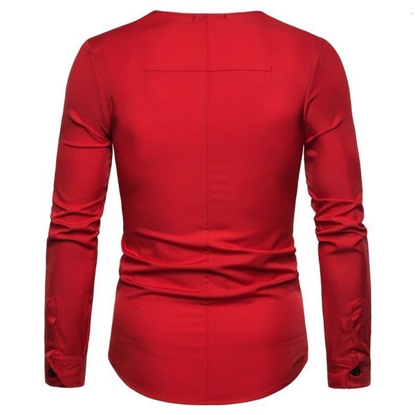 men's casual shirts nieuwe mannen effen kleur heren lange mouwen slim fit mannelijke double breasted business 2xl txej, White;black
men's casual shirts nieuwe mannen effen kleur heren lange mouwen slim fit mannelijke double breasted business 2xl txej, White;black