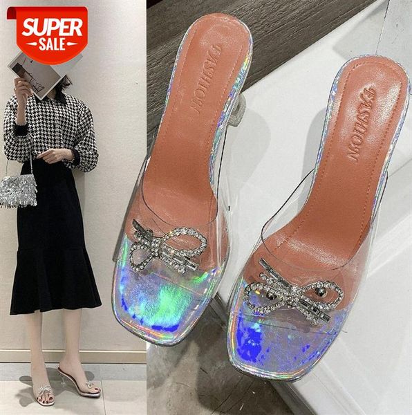 high-heeled sandals and slippers women rhinestone bowknot pvc outer wear fashion ladies #z01q, Black
high-heeled sandals and slippers women rhinestone bowknot pvc outer wear fashion ladies #z01q, Black