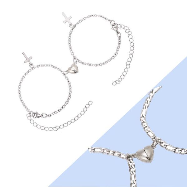 charm bracelets hip hop cross cool stainless steel chain heart for women men silver color couple bracelet street style jewelry, Golden;silver
charm bracelets hip hop cross cool stainless steel chain heart for women men silver color couple bracelet street style jewelry, Golden;silver
